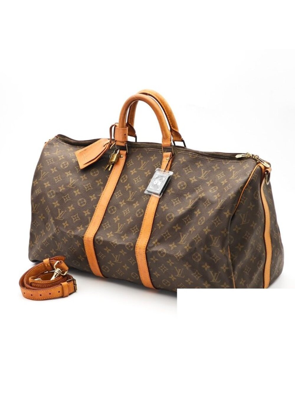 Louis Vuitton Keepall 55 Monogram Boston Bag